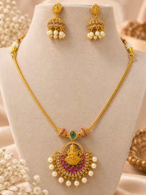 file_00000000165081faa74959e7913173eb Lakshmi Ruby Emerald Bridal Necklace Set