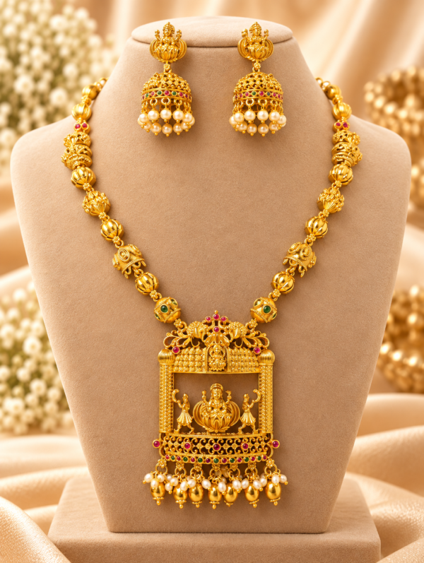 file_00000000273081fa81e04c0d1014dbbb Lakshmi Devi Temple Bridal Set