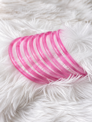 Lite Pink Jelly Bangle