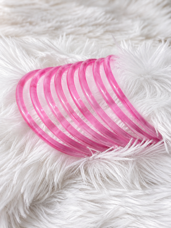 Lite Pink Jelly Bangle